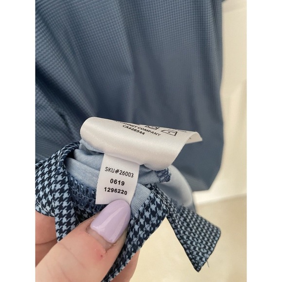 FootJoy Mens Rivercrest Golf Club Houndstooth Logo Polo Shirt XL - Picture 7 of 8